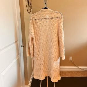 Long Cream Sweater - Size M